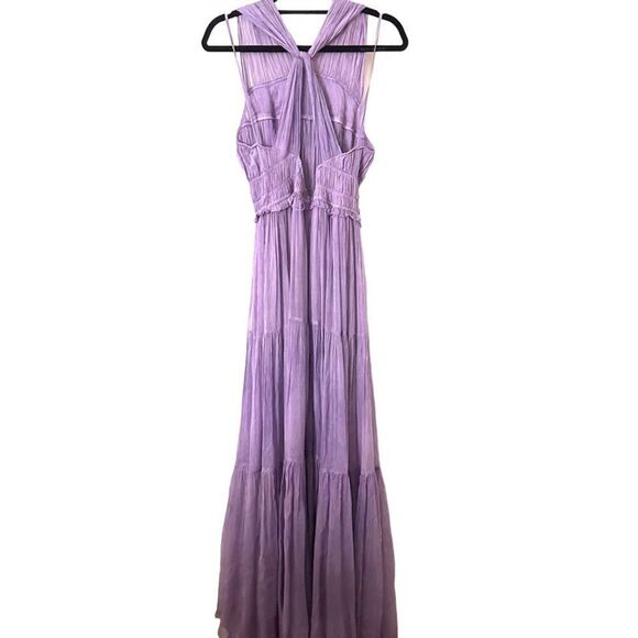 ULLA JOHNSON Freesia Silk Maxi Gown Sz 8 - Picture 4 of 10